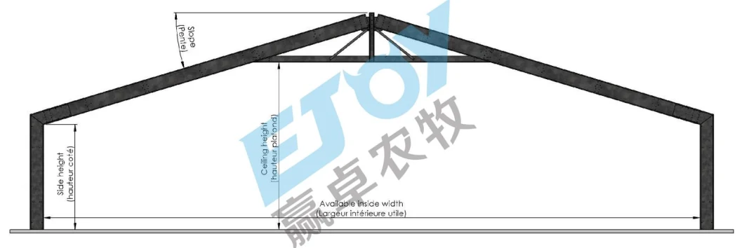 One-Stop Steel Structure Poultry Chicken House