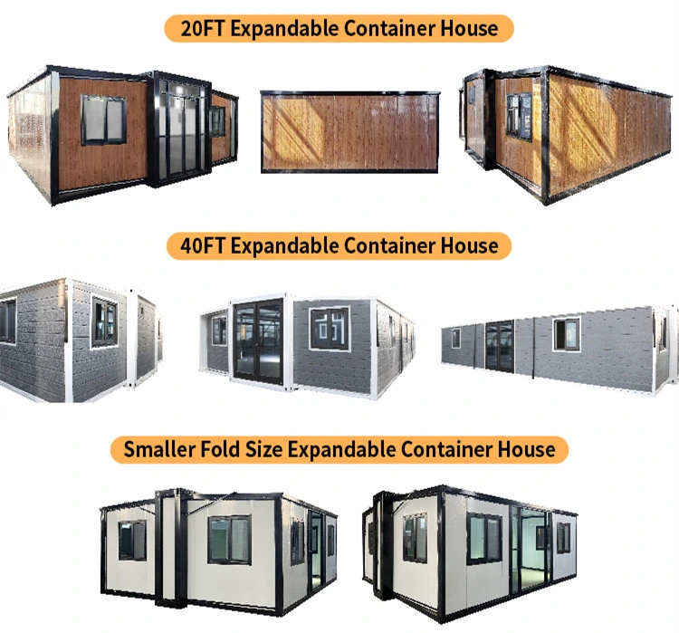 Prefabricated Luxury Expandable House Prefab Container Price Mobile Office Modular Wooden Tiny Shipping Expandable Container Homes for Sale