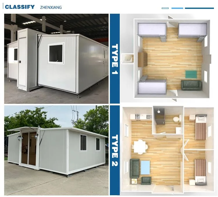 Mobile Flat Pack Fold Prefabricated Building Modular Shipping Office Container Steel Structure Prefab Modular Movable Foldable Portable House