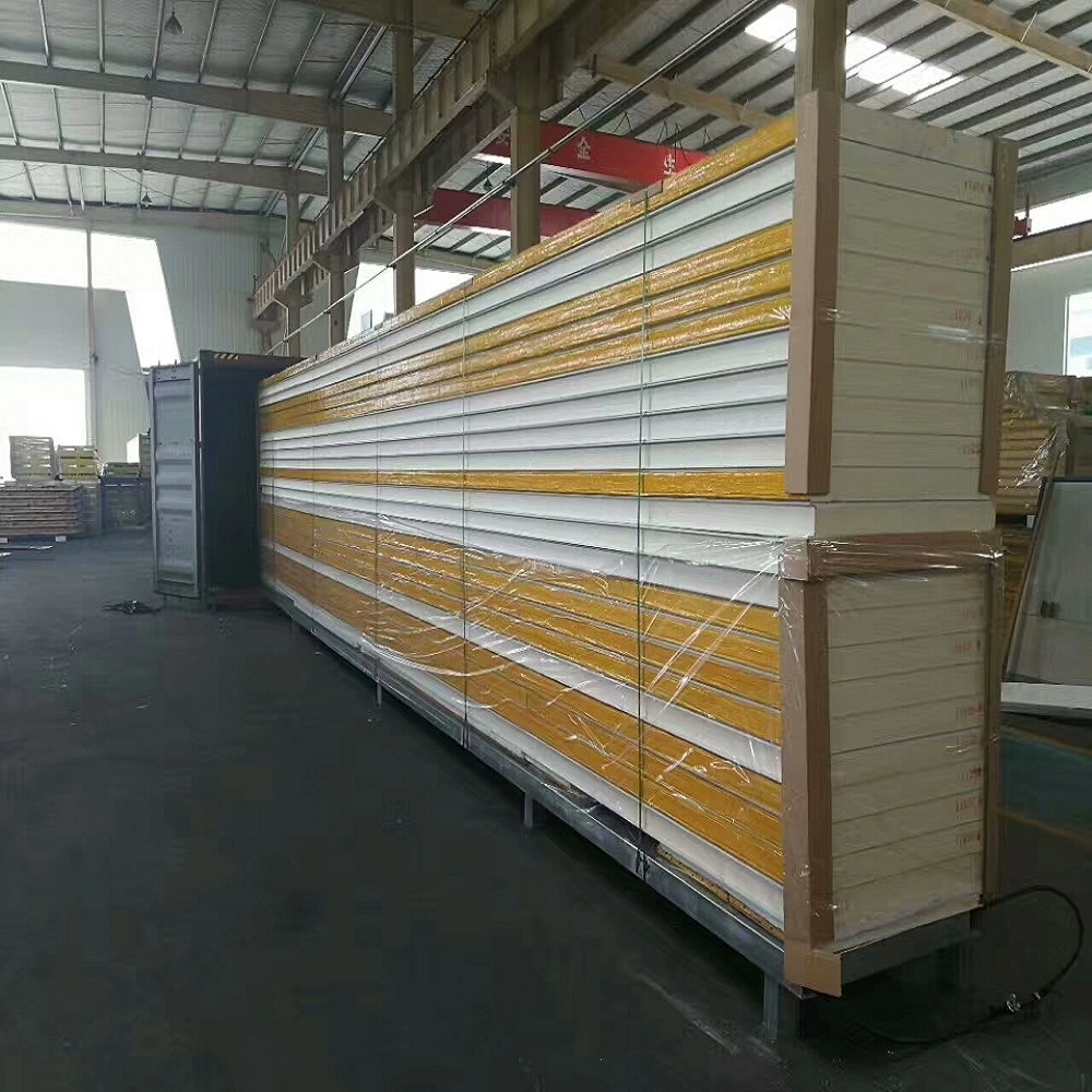 Wall and Roof Foam Insulation Fireproof PU/PIR/PUR Sandwich Panel