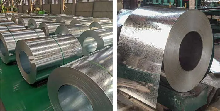 G550 Z275 G30 Zinc Coated Hot Dipped Dx51d Z600 S350 Z275 Galvanized Steel Coil Structure Material