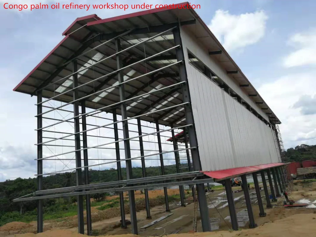 Large Span Steel Structure Portal Frame Light Gauge Metal Prefabricated Industrial Construction Factory Workshop Warehouse Hangar Storage Shed Building