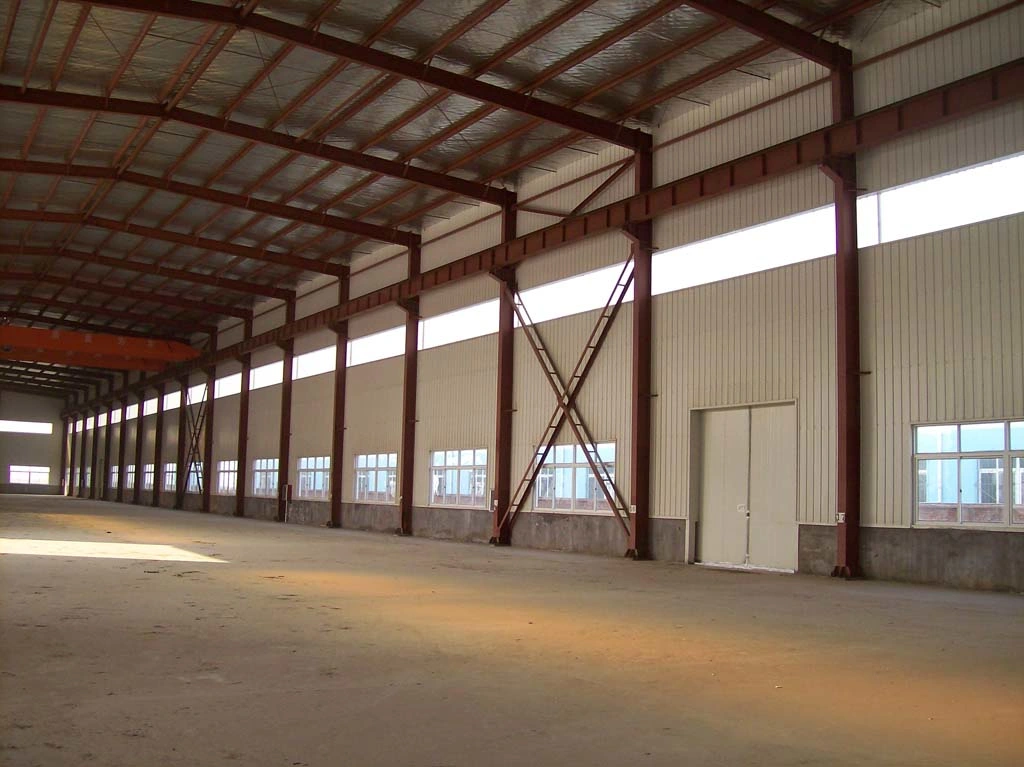 Low Cost Steel Structure Warehouse Solid Workshop